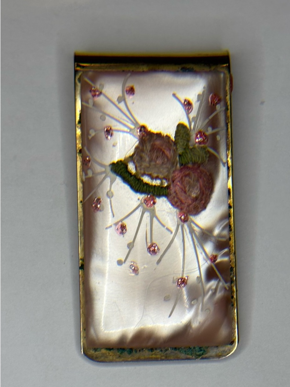 Vintage Pearl Money Clip